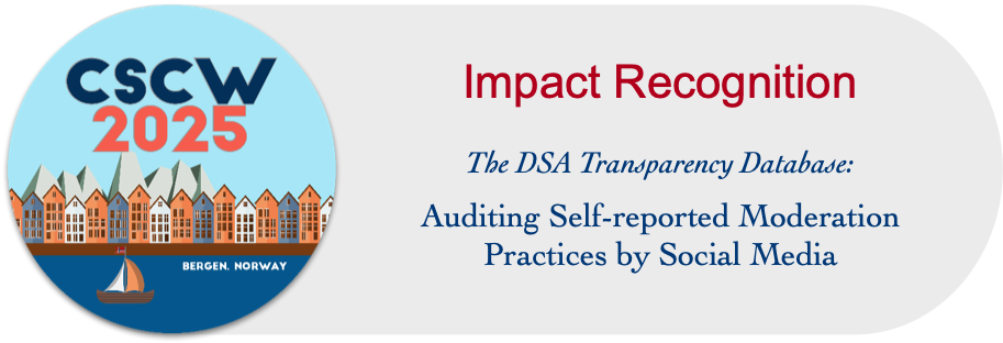 PIANO-related paper has won an impact recognition award